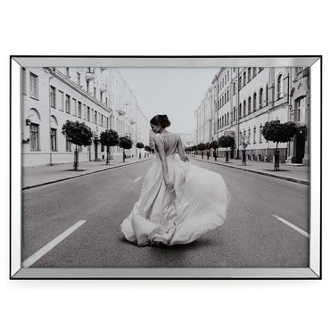 Tablou 100x70cm WHITE SATIN