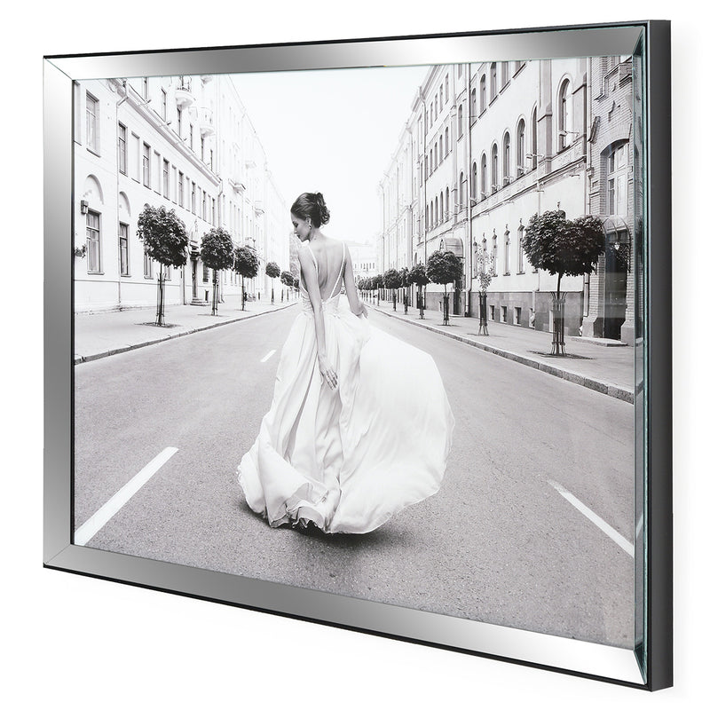 WHITE SATIN Tablou 100x70cm