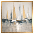 REGATTA Tablou canvas 132x132cm de la Mobexpert