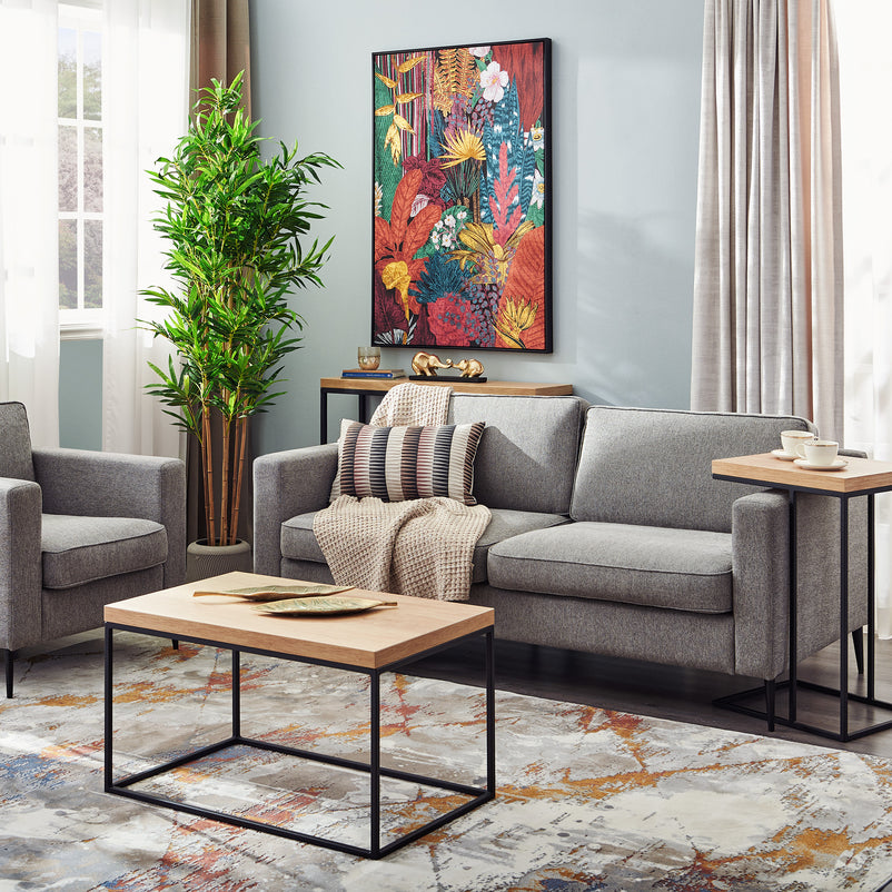 EVANS Canapea 3 locuri, stofă