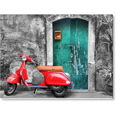 Tablou canvas 60x80 cm RED SCOOTER RESTING