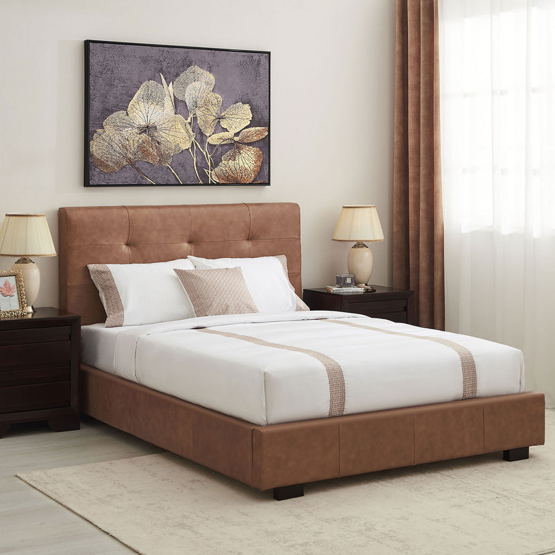 BRUGES Pat tapițat, 140x200cm, somieră rabatabilă