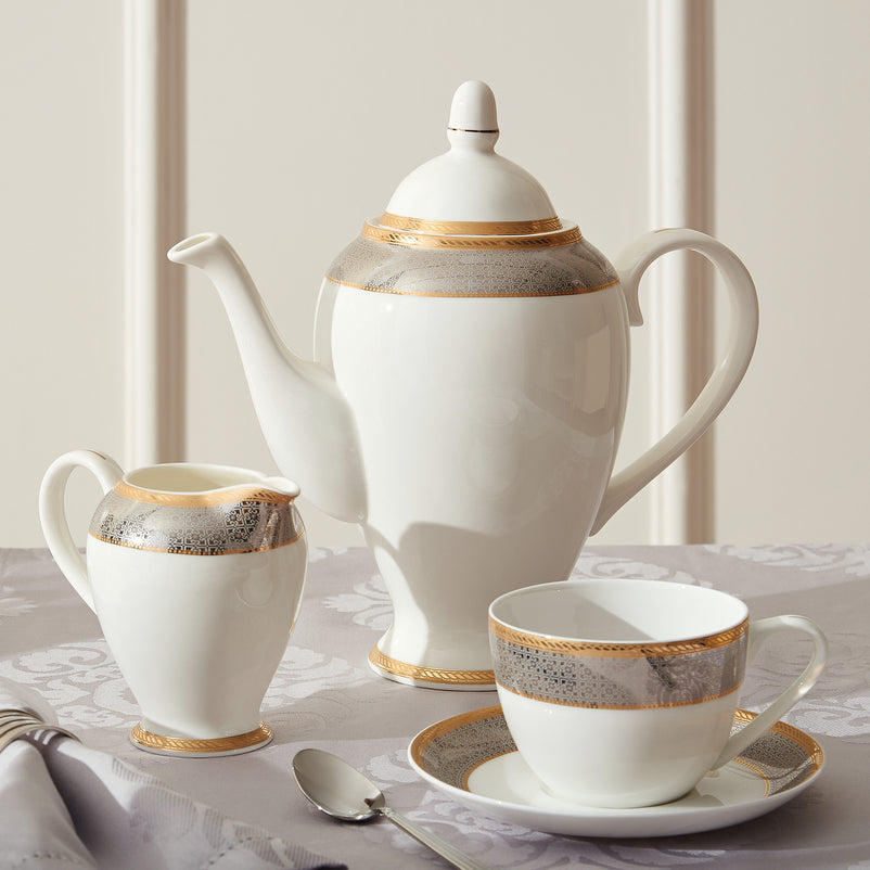 BRENT Set veselă, porțelan, 37 piese